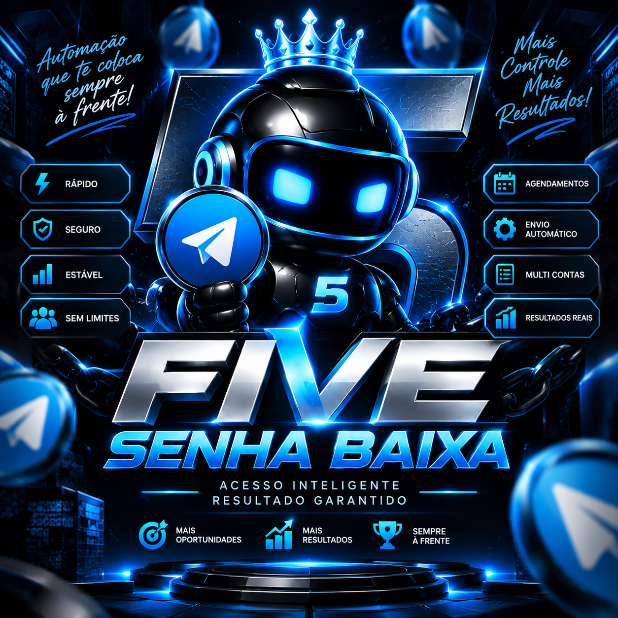 Logo FIVE SENHA BAIXA